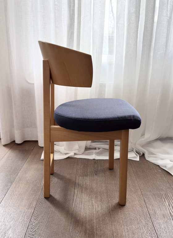 Image 1 of Chaise vintage en bois IKEA Niels Gammelgaard 1980 Japandi