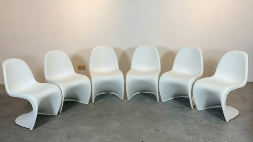6 sillas Panton originales - Edición Vitra (2010)