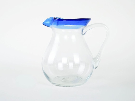 Image 1 of Carafe en verre, design italien, années 1970, fabriquée en Italie