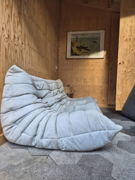 Image 1 of Ligne Roset Togo Alcantara light gray (purchase invoice available)