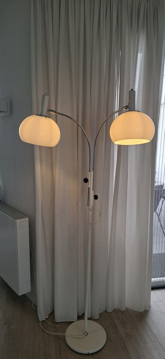 Dijkstra Vloerlamp Zeldzaam Model. – Dijkstra Lampen, Vloerlampen, Metal, Plastic (photo 10 of 11)