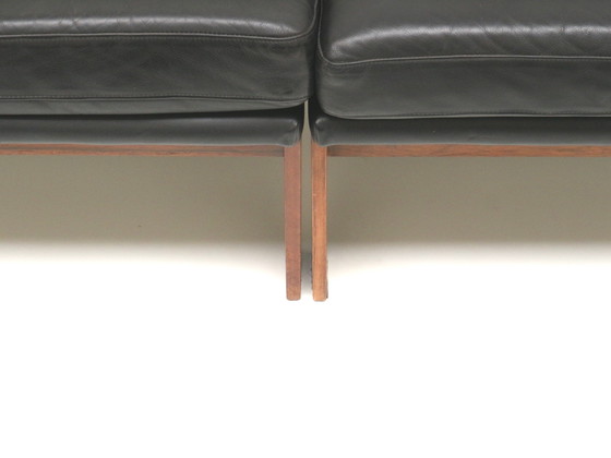 Image 1 of 2x Moduline fauteuils ontworpen door Ole Gjerløv Knudsen & Torben Lind voor Cado, 1960s