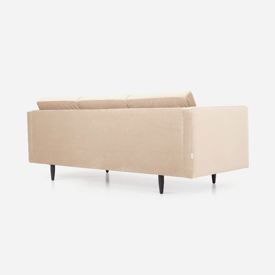 Image 1 of Sofa ALTA beige Velours, skandinavisches Design