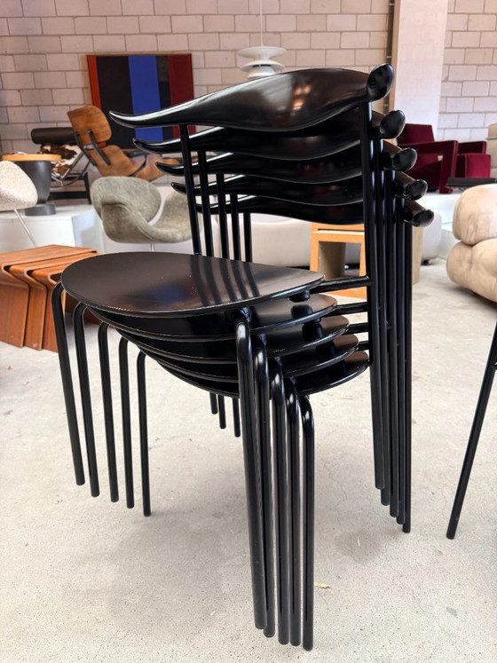 Sedia Carl Hansen & Søn CH88 T di Hans J. Wegner (set di 4) – Sedie da pranzo, Metal, Wood (photo 6 of 12)