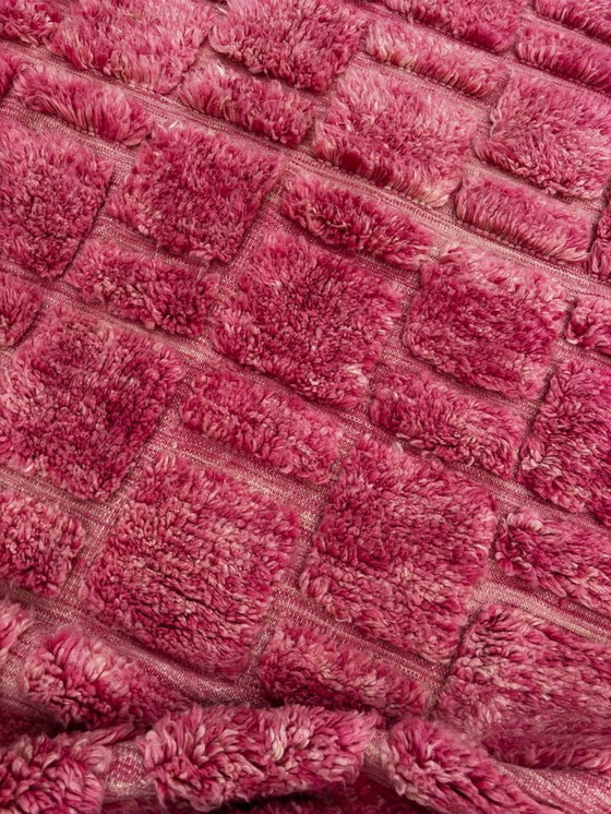 Image 1 of Moroccan Mrirt Rug Handmade Wool – Large Pink Berber Area Rug 200x320 cm