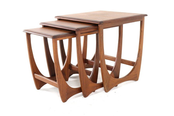 Image 1 of Tavolini ad incastro G-Plan Fresco 'Dogmersfield' Vintage