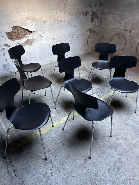 Image 1 of Sedie vintage, sedie Hammer di Fritz Hansen