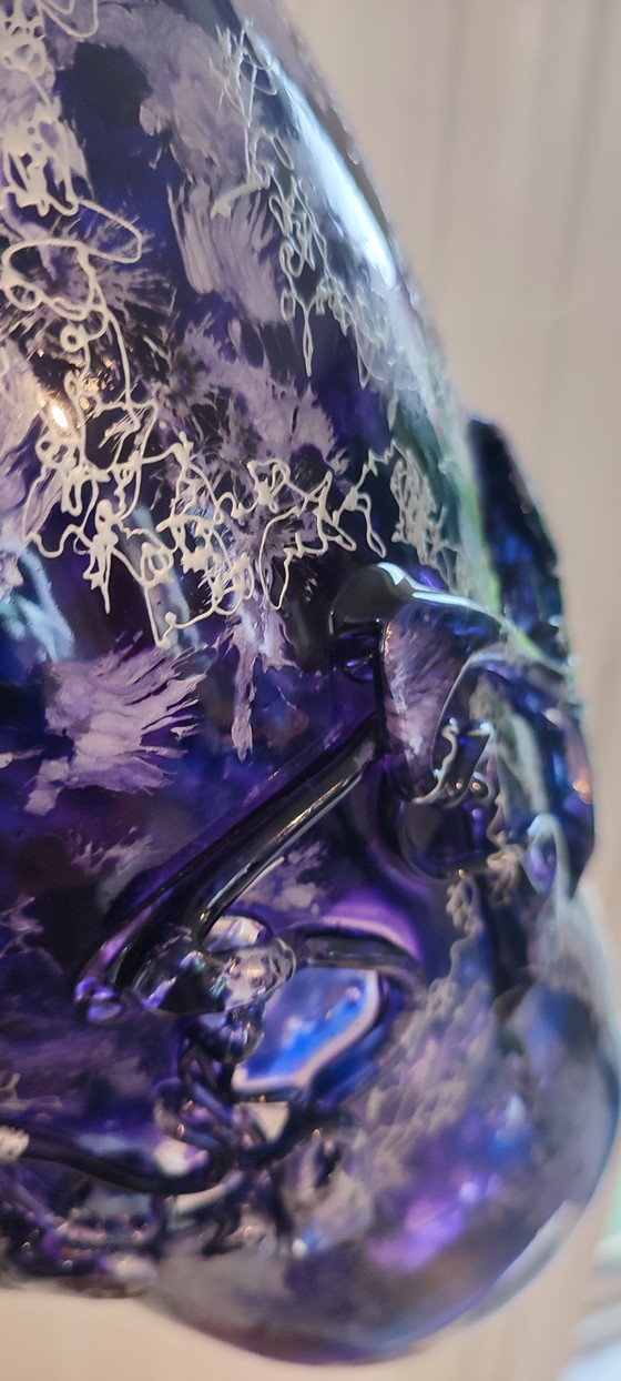 Image 1 of Grand vase vintage verre italien