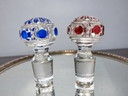 2 tapones de garrafa Baccarat Diamants Pierreries