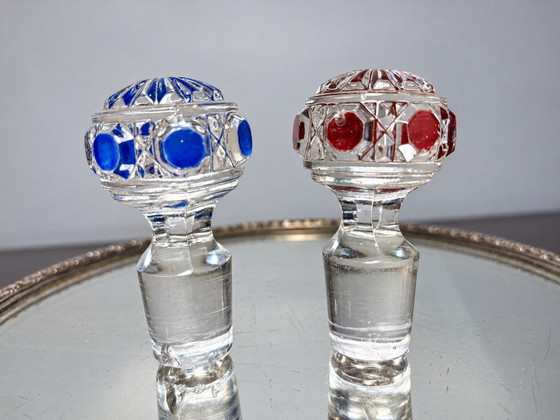 2 bouchons de carafe Baccarat Diamants Pierreries – Verres et carafes, Cristal (photo 2 of 13)