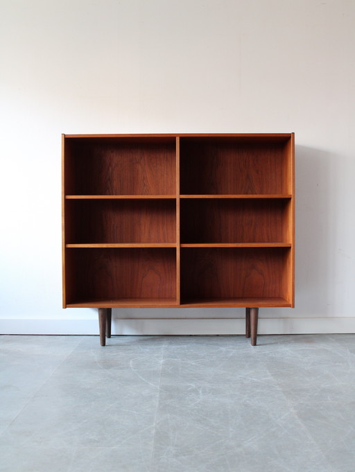 Librería modular danesa vintage de teca