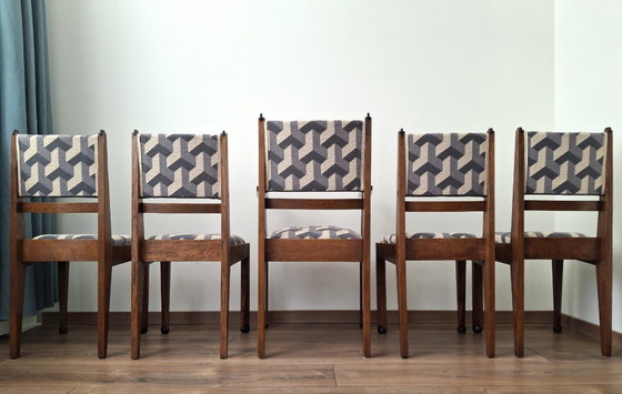 Image 1 of Ensemble de chaises de salle à manger de l'école d'Amsterdam