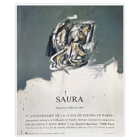 Image 1 of Antonio SAURA Expo 83 - 5e anniversaire de la Casa de Espana en Paris poster 198