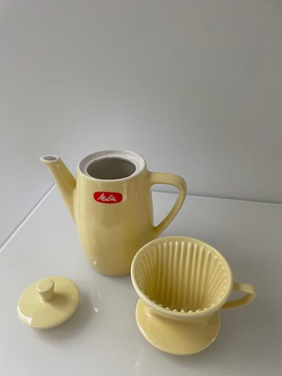 Image 1 of Macchina da caffè Melitta vintage con filtro degli anni '60.