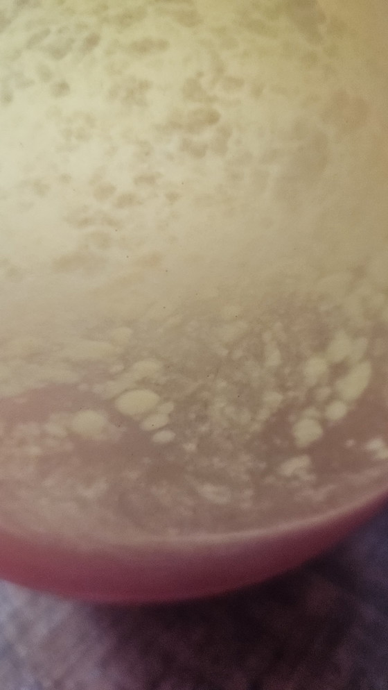 Image 1 of Vintage Space Age glass mood lamp – hand-blown sunset globe – unique eye-catcher