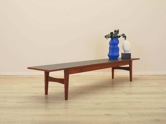 Image 1 of Teak-Lowboard, dänisches Design, 1970er Jahre, hergestellt in Dänemark