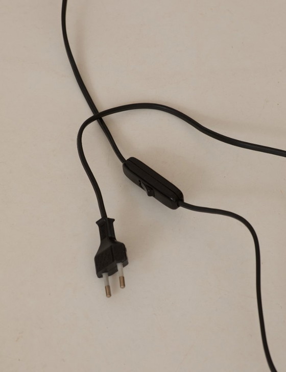 Image 1 of Pied de lampe artisanal en bois massif (Olivier) vintage Circa 1970