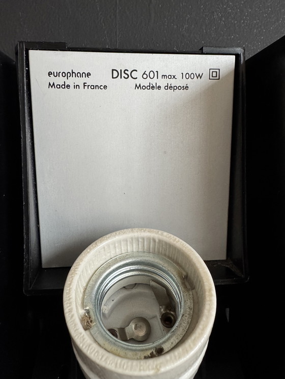 Image 1 of Lámpara de pared DISC Europhane, años 80