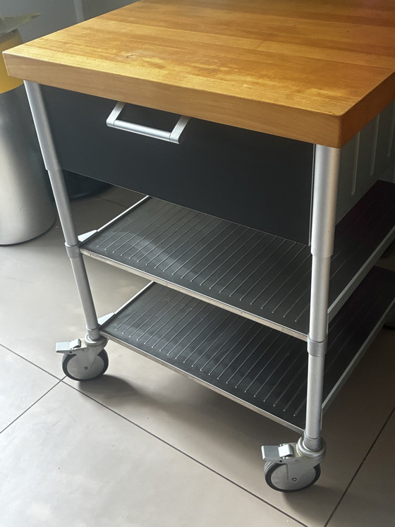 Bulthaup System 20 Serveerwagen – Opbergkast, Wood, Metal (photo 3 of 5)