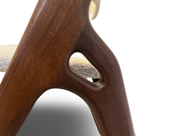 Image 1 of 4x Louis van Teeffelen Silla ASKA sillas de comedor bouclé