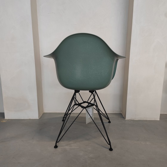 Image 1 of Vitra Eames DAR Chair - Sea Foam Green with Black Base