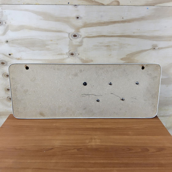 Image 1 of Appendiabiti da parete arancione vintage/spaziale con specchio (anni '70) appendiabiti in plastica e specchio