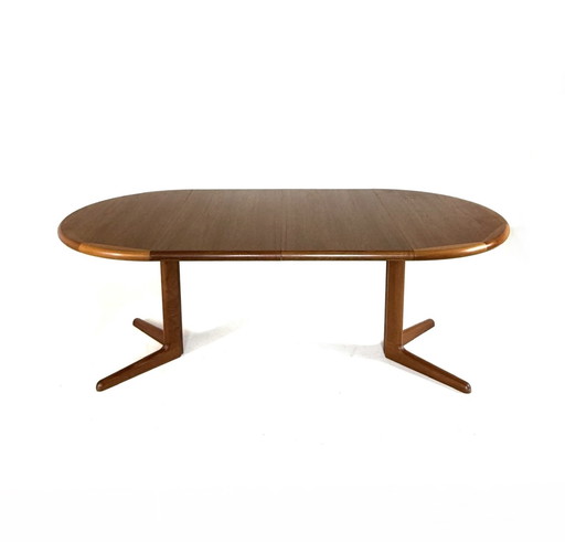 Vintage extendable Danish dining table, Korup Stolefabrik '60