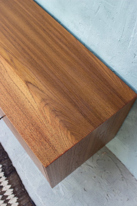 Image 1 of Vintage teak sideboard, chest of drawers, lowboard, Danish 1960s