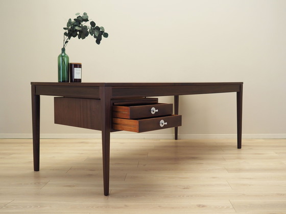 Image 1 of Bureau en acajou, design danois, années 1970, Designer : Finn Juhl