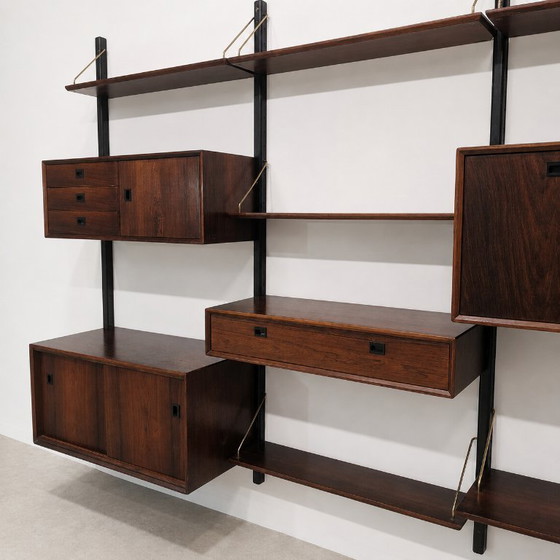 Image 1 of Meuble mural modulaire vintage en palissandre