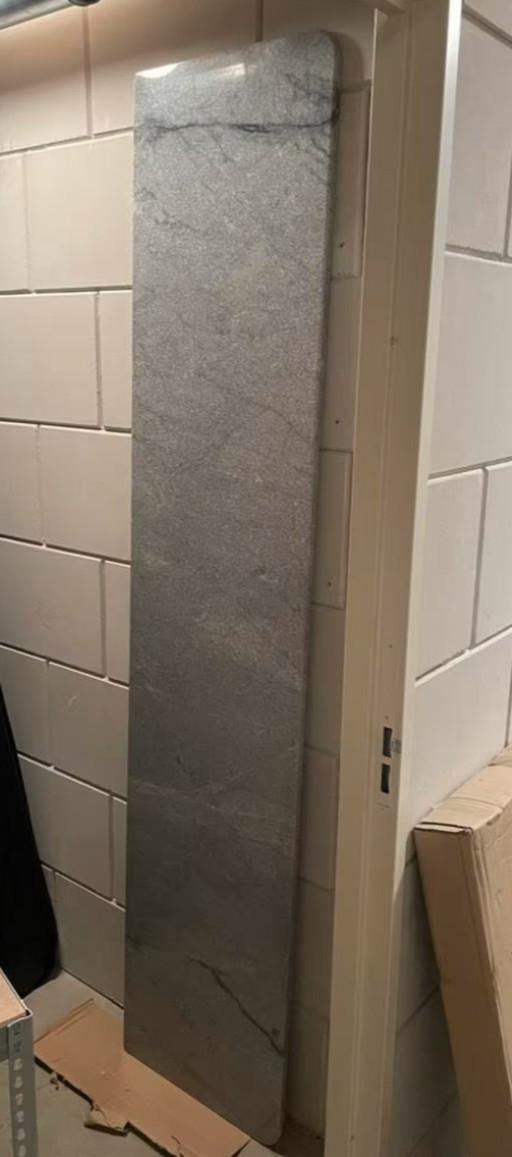 Plateau en marbre massif de luxe 218 x 47 cm