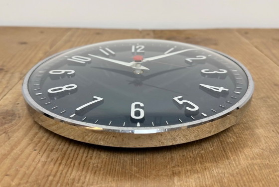 Image 1 of Orologio da parete vintage blu scuro di Metamec, anni '70