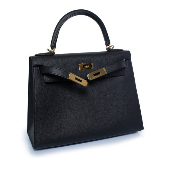 Hermes, Sac Kelly II Sellier 28 Epsom 89 Negro – Hermès, Bolsos de mano, Calfskin (photo 8 of 20)
