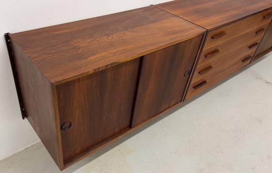 Image 1 of Credenza a muro in palissandro di Kai Kristiansen per Feldballes, anni '60
