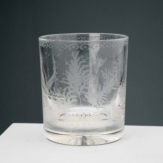 Image 1 of Seau à glace en cristal Val Saint Lambert