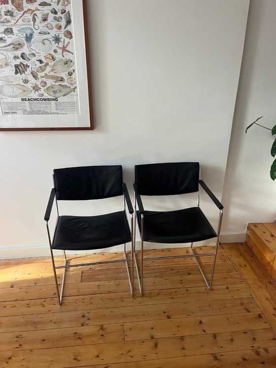 Image 1 of Juego de 4 sillas de comedor "DLA/DSA" de Arnold Merckx para Arco