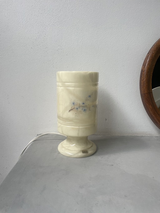 Alabaster table lamp