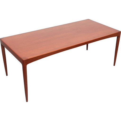 Mesa de centro vintage de teca, Dinamarca, años 60