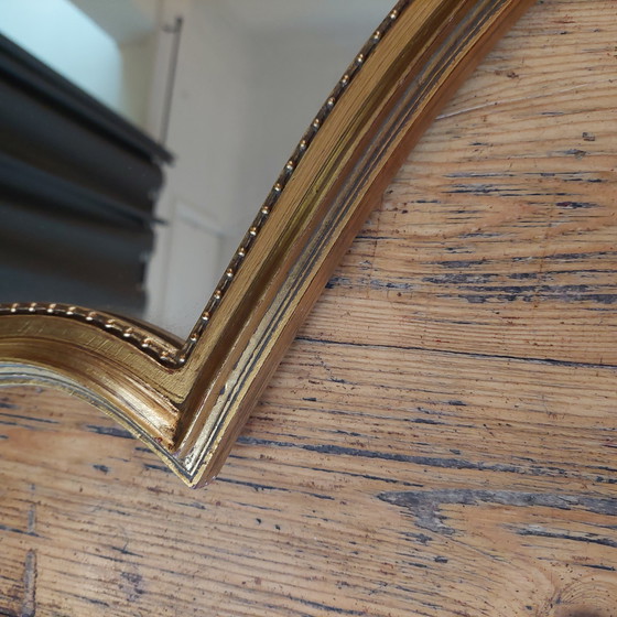 Image 1 of Vintage gouden spiegel houten lijst8