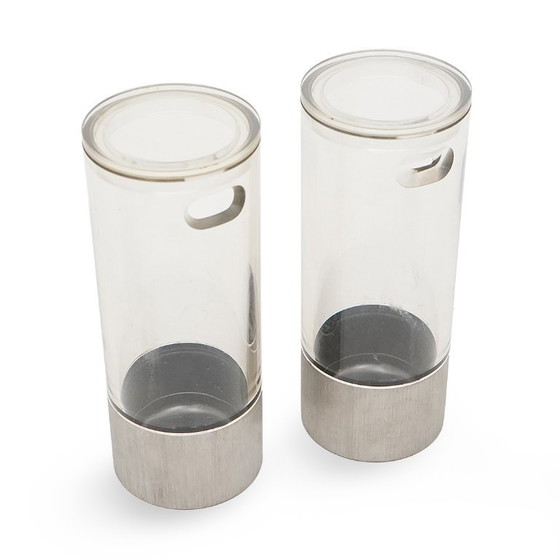 Image 1 of Juego de sal, pimienta, aceite, vinagre, queso y azúcar de Studio OPI para Cini y Nils, década de 1970