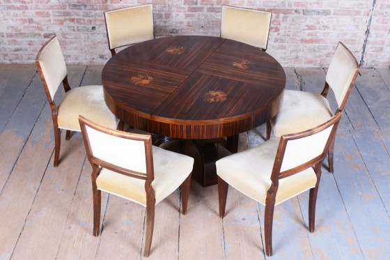 Restored Art Deco Extendable Table, by P. Follot, Ecole Boulle, France, 1920s – Paul Follot, Dining tables (photo 23 of 24)
