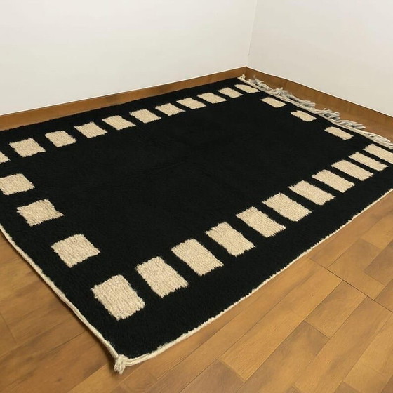 Image 1 of Tapis en laine tissé main traditionnelle taille 150/300 cm