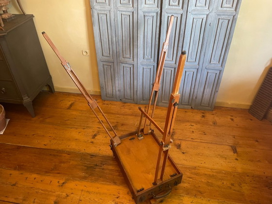 French 1920s Portable Easel Field Easel Painter's Easel – Decorative Objects, Wood (photo 5 of 17)