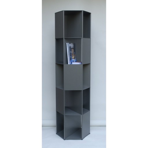 Hexagon kast Nendo – vrijstaand / room divider – kwartsgrijs – Quodes – beursmodel