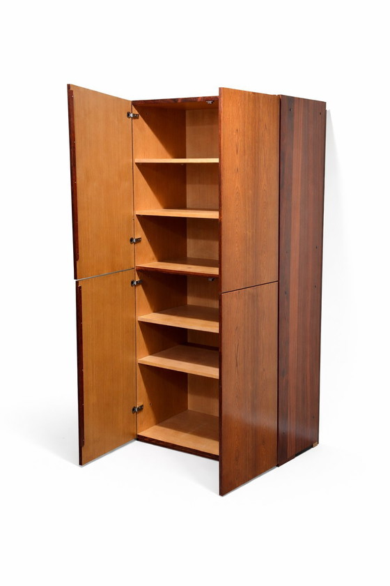 Image 1 of Vintage Midcentury Palissander wandkast
