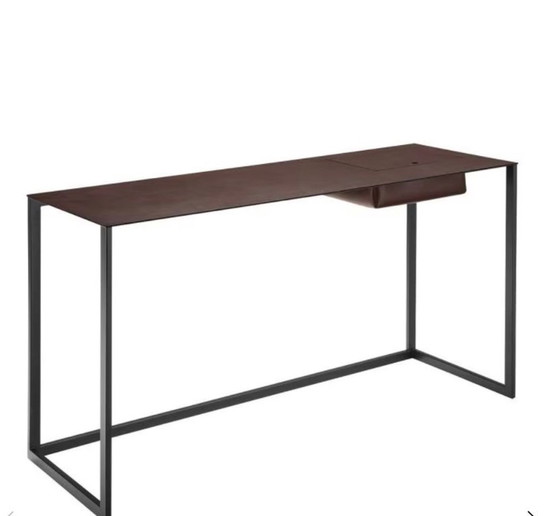 Image 1 of Zanotta Calamo Büro/Beistelltisch + Hocker