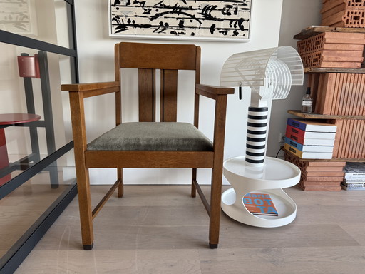 Poltrona Art Deco della scuola di Amsterdam