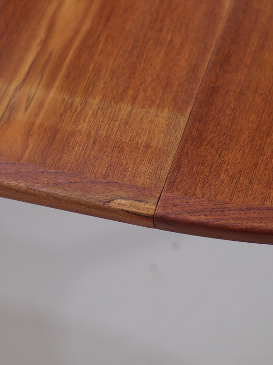 Image 1 of Henry Rosengren Hansen round extendable teak dining table