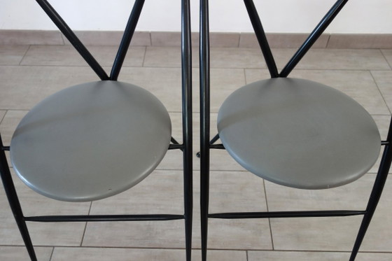 Image 1 of Paire de chaises pliantes Cinderalla de Yamakato, années 80