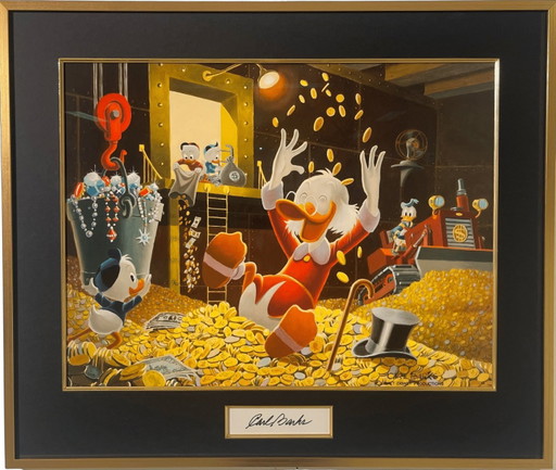 Un cubo lleno de diversión - Impresión artística de Carl Barks